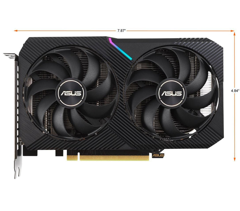 ASUS Dual GeForce RTX 3060 12GB GDDR6 PCI Express 4.0 Video Card DUAL-RTX3060-O12G-V2