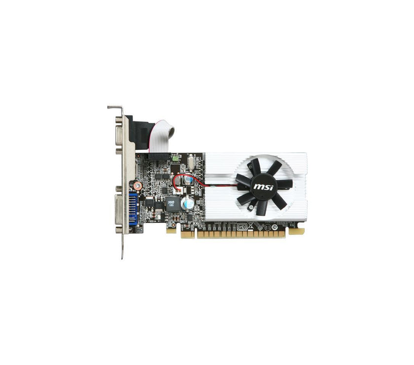 MSI GeForce 210 1GB DDR3 PCI Express 2.0 x16 Low Profile Ready Video Card N210-MD1G/D3