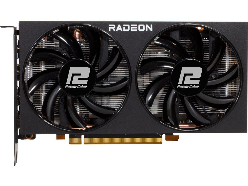 PowerColor Fighter Radeon RX 6600 8GB GDDR6 PCI Express 4.0 ATX Video Card AXRX 6600 8GBD6-3DH