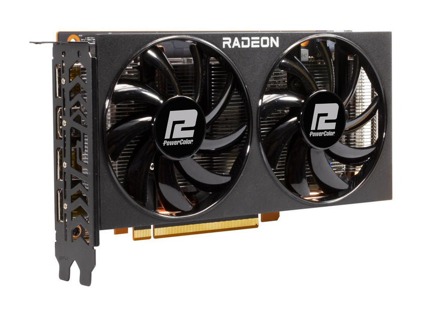 PowerColor Fighter Radeon RX 6600 8GB GDDR6 PCI Express 4.0 ATX Video Card AXRX 6600 8GBD6-3DH