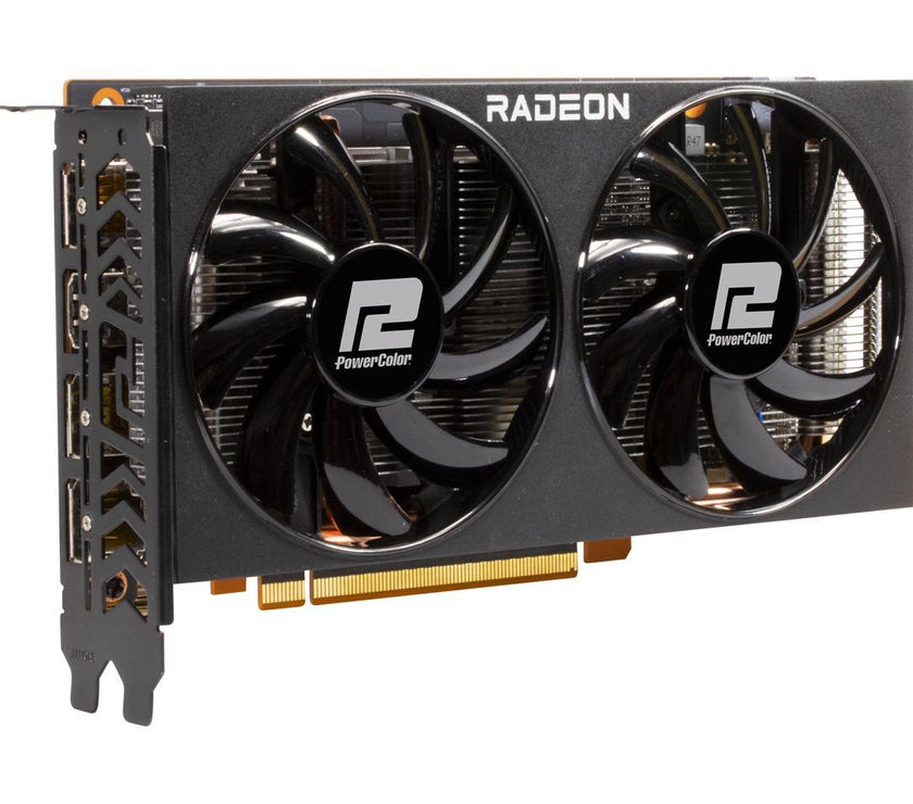 PowerColor Fighter Radeon RX 6600 8GB GDDR6 PCI Express 4.0 ATX Video Card AXRX 6600 8GBD6-3DH