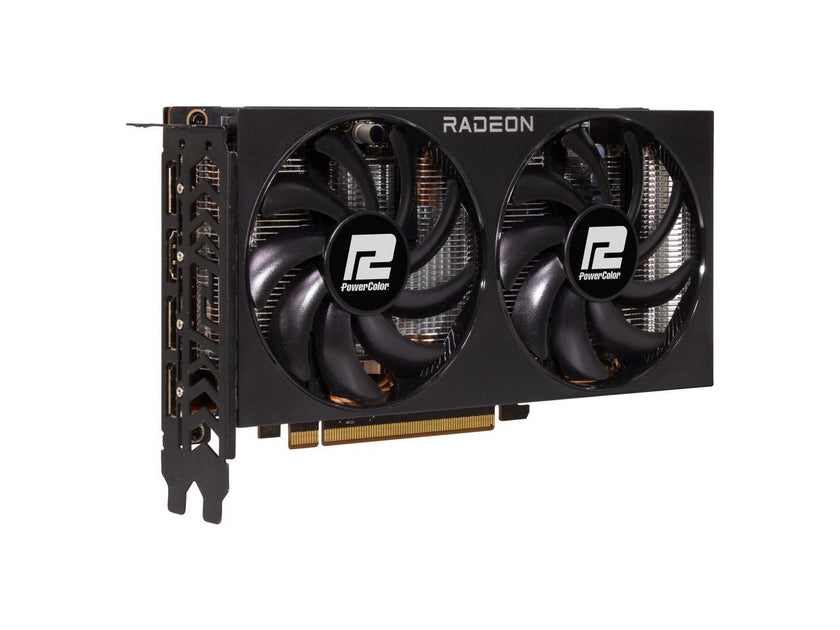 PowerColor Fighter Radeon RX 7600 8GB GDDR6 PCI Express 4.0 x8 ATX Video Card RX7600 8G-F