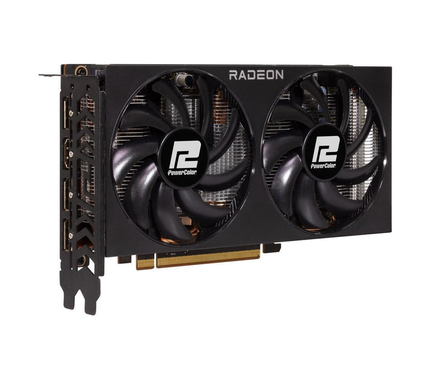 PowerColor Fighter Radeon RX 7600 8GB GDDR6 PCI Express 4.0 x8 ATX Video Card RX7600 8G-F