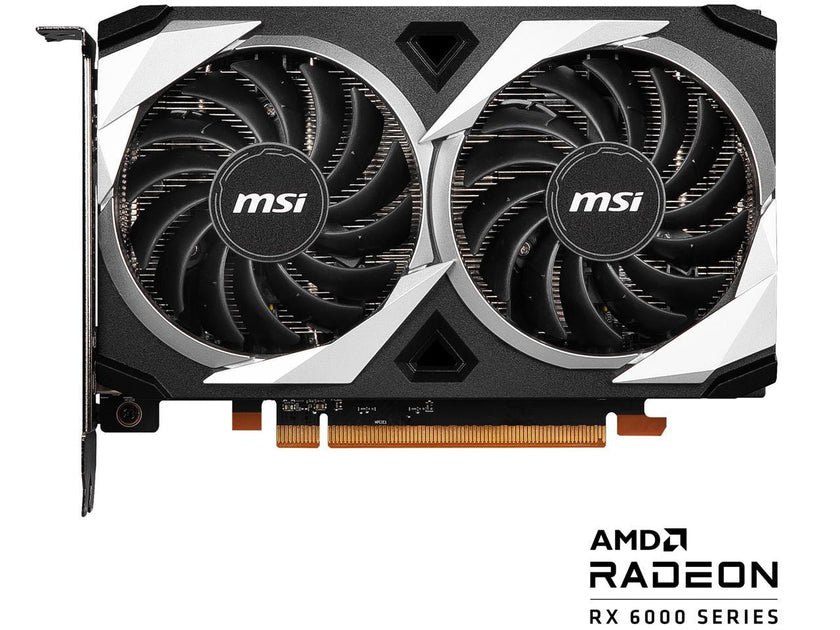 MSI Mech Radeon RX 6500 XT 4GB GDDR6 PCI Express 4.0 Video Card RX 6500 XT MECH 2X 4G OC