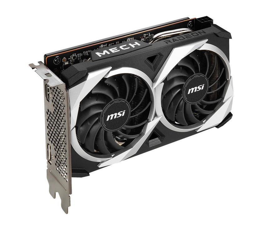 MSI Mech Radeon RX 6500 XT 4GB GDDR6 PCI Express 4.0 Video Card RX 6500 XT MECH 2X 4G OC