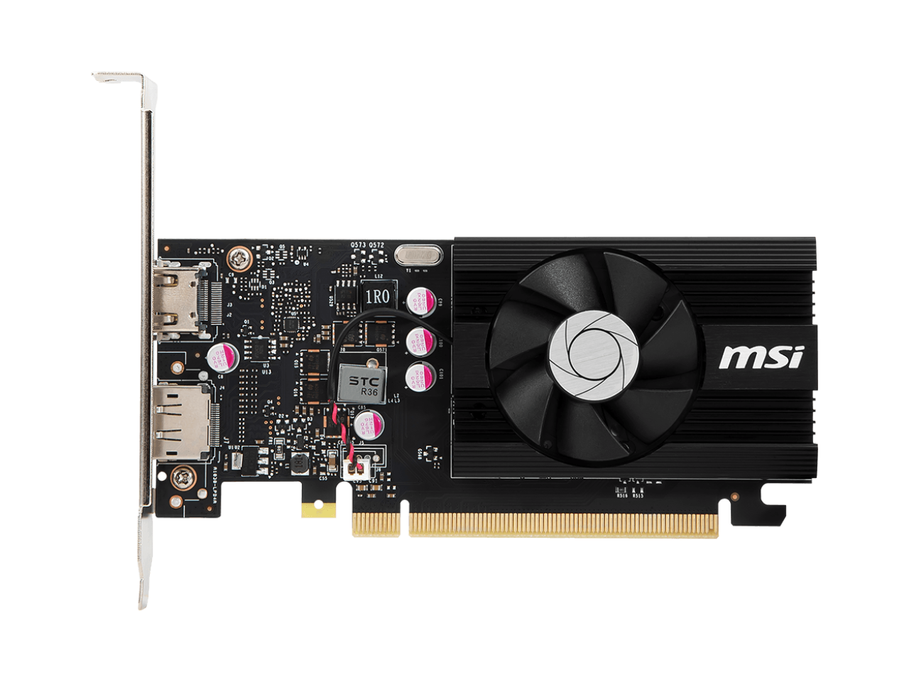 MSI GeForce GT 1030 4GB GDDR4 PCI Express 3.0 x16 (uses x4) ATX Video Card GT 1030 4GD4 LP OC