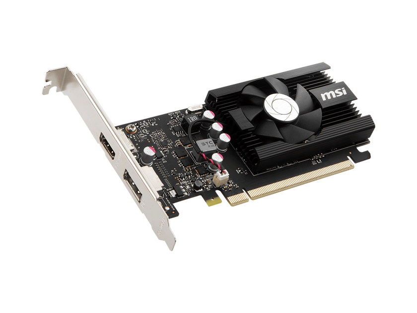 MSI GeForce GT 1030 4GB GDDR4 PCI Express 3.0 x16 (uses x4) ATX Video Card GT 1030 4GD4 LP OC