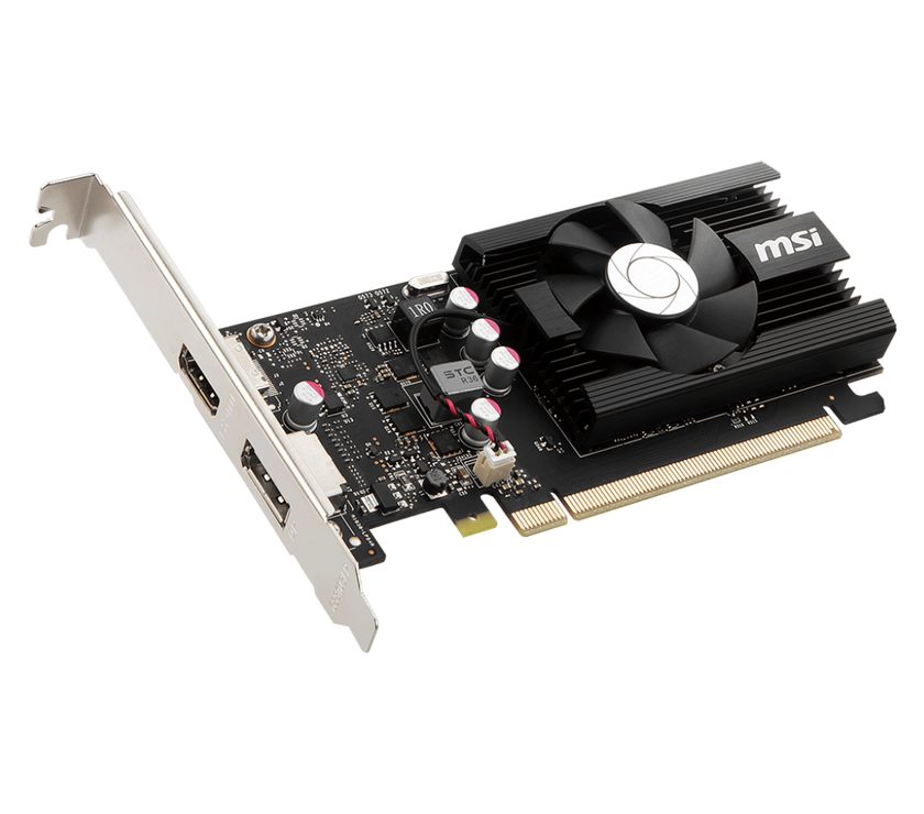 MSI GeForce GT 1030 4GB GDDR4 PCI Express 3.0 x16 (uses x4) ATX Video Card GT 1030 4GD4 LP OC