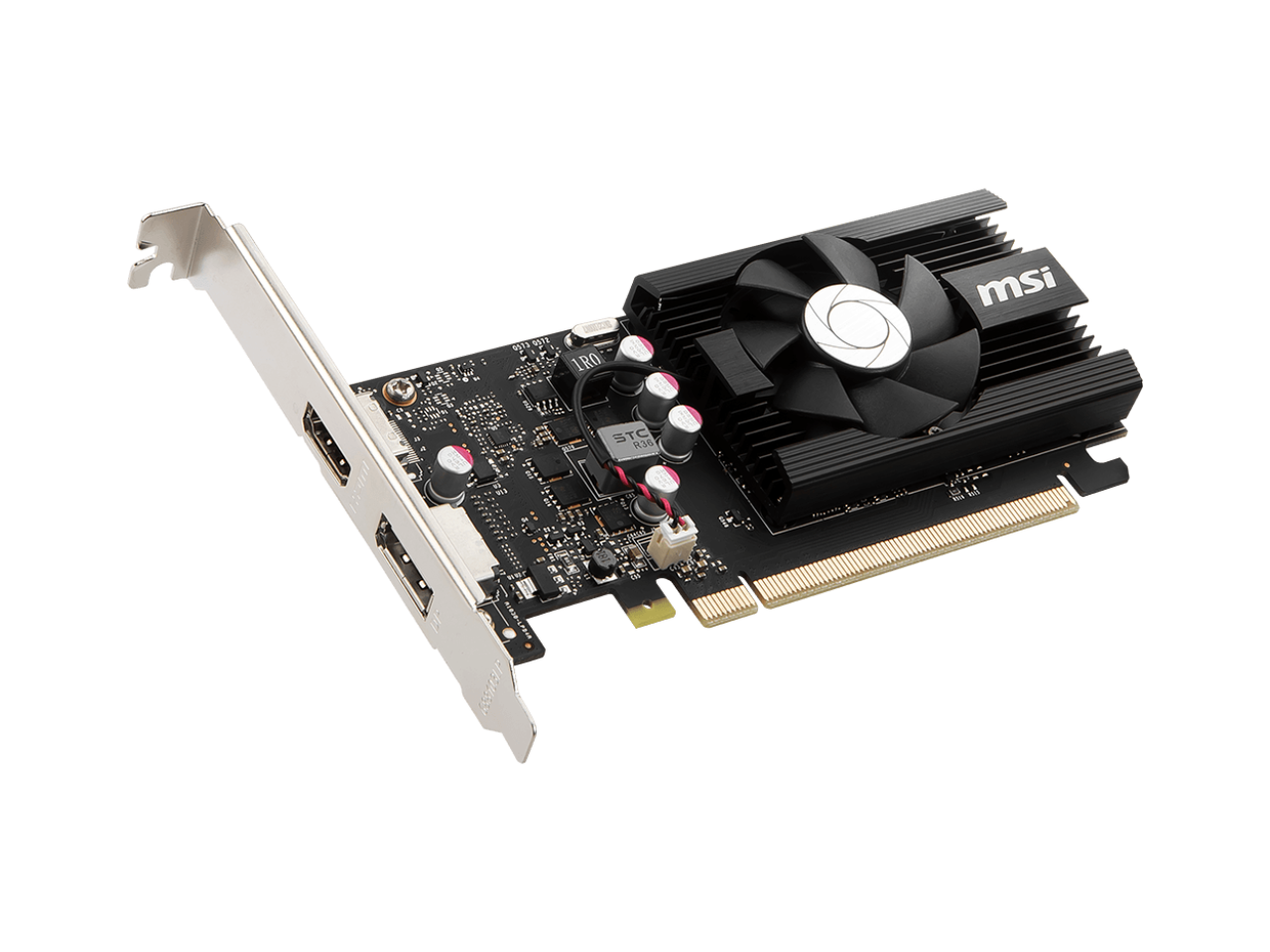 MSI GeForce GT 1030 4GB GDDR4 PCI Express 3.0 x16 (uses x4) ATX Video Card GT 1030 4GD4 LP OC