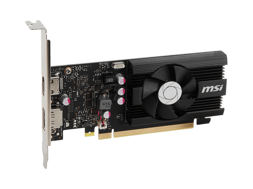 MSI GeForce GT 1030 4GB GDDR4 PCI Express 3.0 x16 (uses x4) ATX Video Card GT 1030 4GD4 LP OC