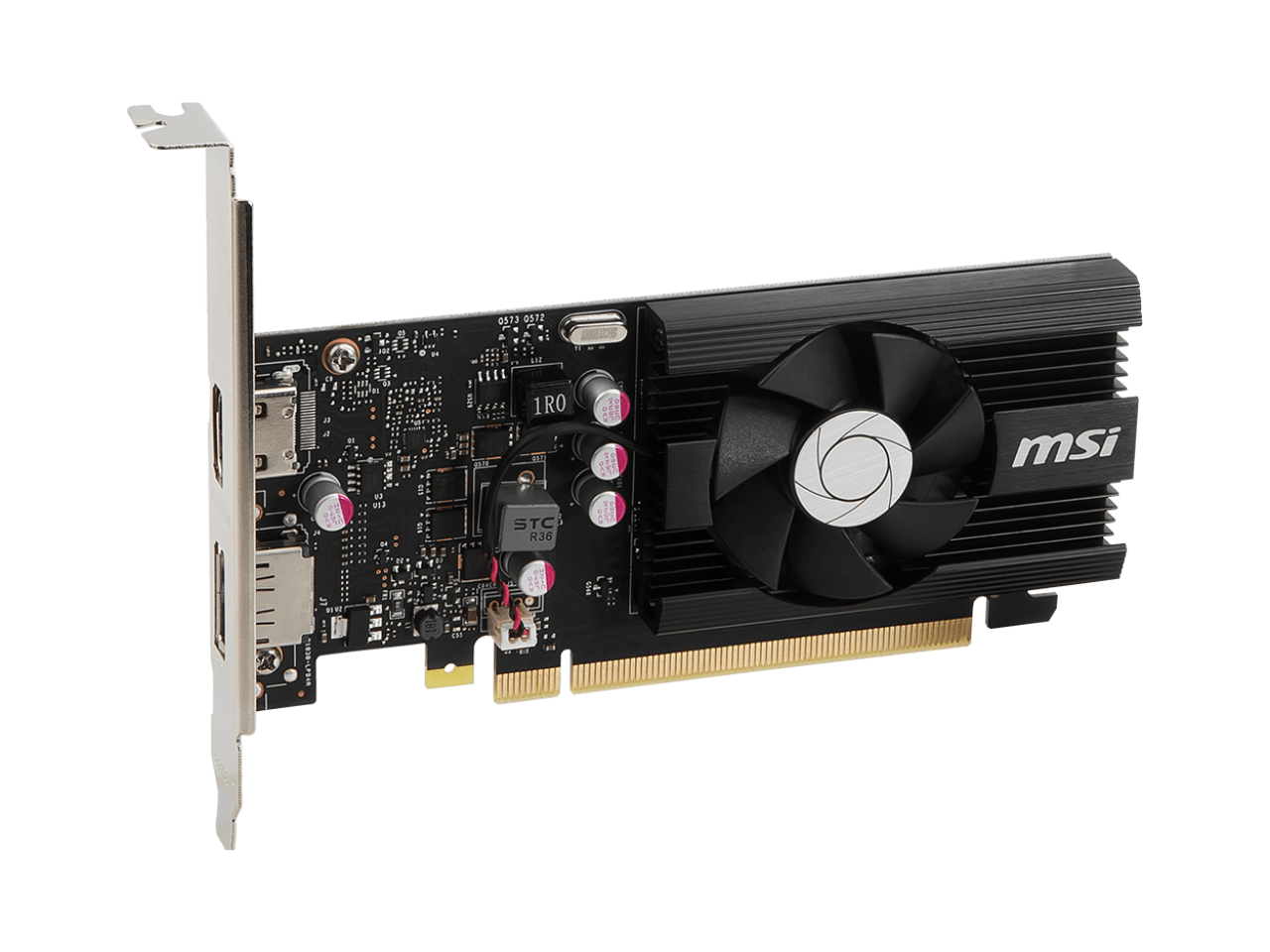 MSI GeForce GT 1030 4GB GDDR4 PCI Express 3.0 x16 (uses x4) ATX Video Card GT 1030 4GD4 LP OC