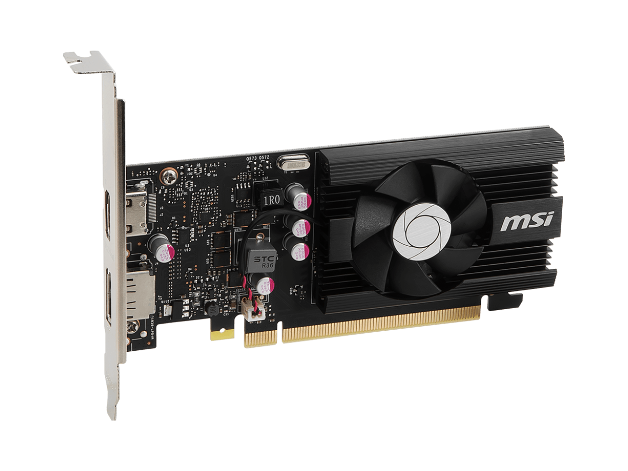 MSI GeForce GT 1030 4GB GDDR4 PCI Express 3.0 x16 (uses x4) ATX Video Card GT 1030 4GD4 LP OC