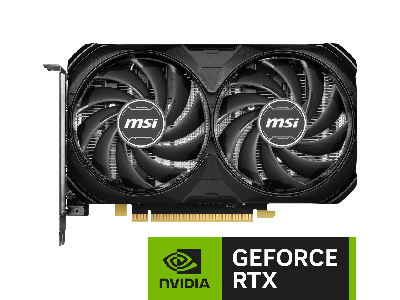 MSI Ventus GeForce RTX 4060 Ti 16GB GDDR6 PCI Express 4.0 x8 ATX Video Card RTX 4060 Ti VENTUS 2X BLACK 16G OC