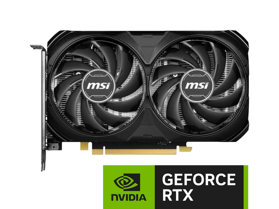 MSI Ventus GeForce RTX 4060 Ti 16GB GDDR6 PCI Express 4.0 x8 ATX Video Card RTX 4060 Ti VENTUS 2X BLACK 16G OC