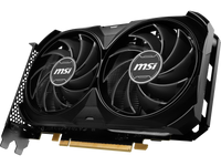 MSI Ventus GeForce RTX 4060 Ti 16GB GDDR6 PCI Express 4.0 x8 ATX Video Card RTX 4060 Ti VENTUS 2X BLACK 16G OC