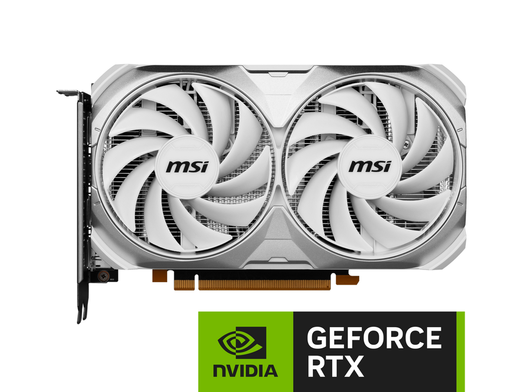 MSI Ventus GeForce RTX 4060 Video Card RTX 4060 VENTUS 2X WHITE 8G OC