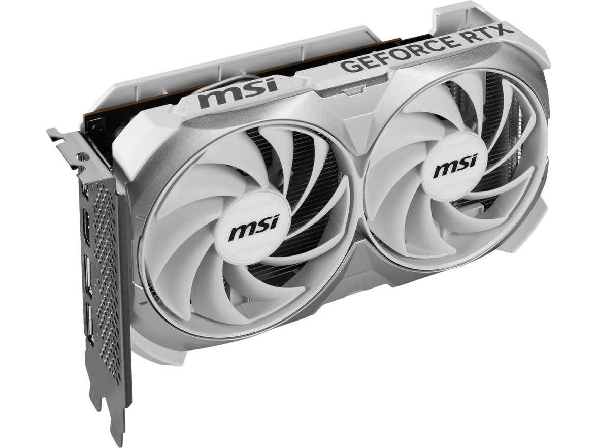 MSI Ventus GeForce RTX 4060 Video Card RTX 4060 VENTUS 2X WHITE 8G OC