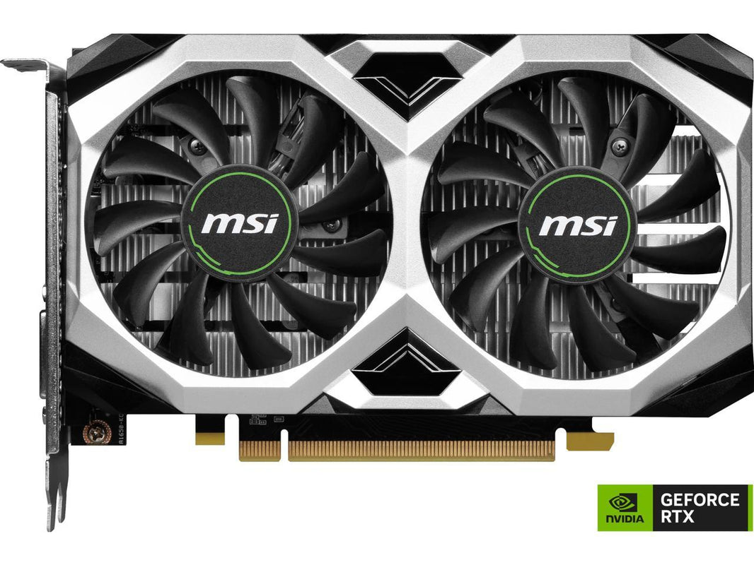 MSI Ventus GeForce GTX 1650 4GB GDDR6 PCI Express 3.0 x16 ATX Video Card GTX 1650 D6 Ventus XS OCV3