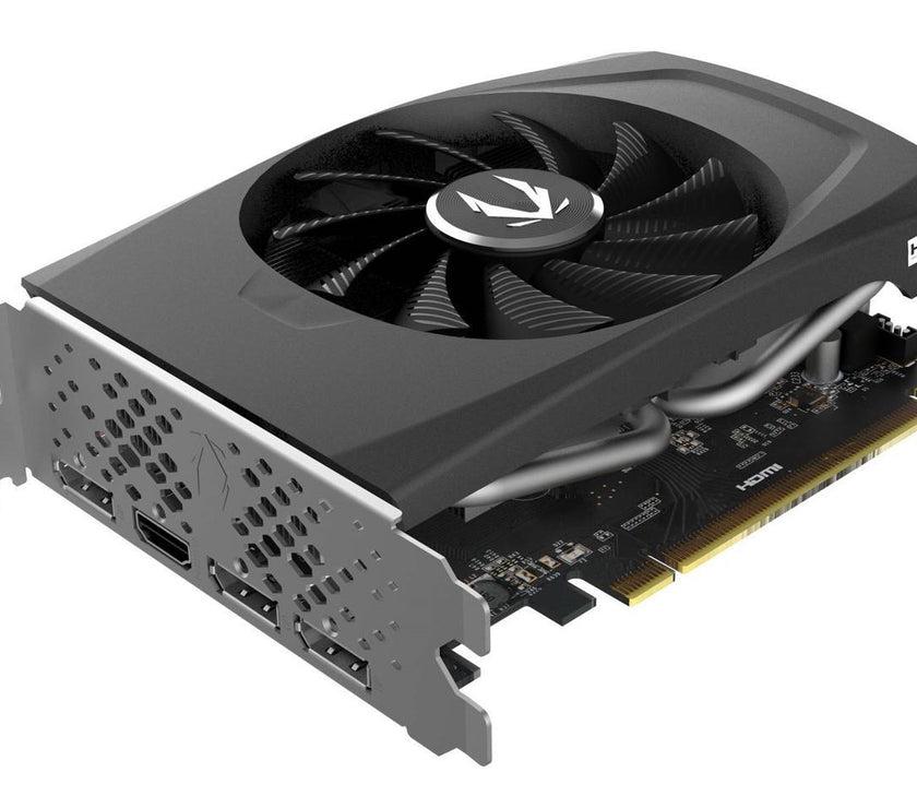 ZOTAC GAMING GeForce RTX 4060 8GB Solo DLSS 3 8GB GDDR6 128-bit 17 Gbps PCIE 4.0 Super Compact Gaming Graphics Card, ZT-D40600G-10L