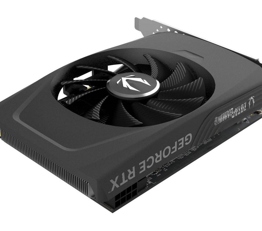 ZOTAC GAMING GeForce RTX 4060 8GB Solo DLSS 3 8GB GDDR6 128-bit 17 Gbps PCIE 4.0 Super Compact Gaming Graphics Card, ZT-D40600G-10L