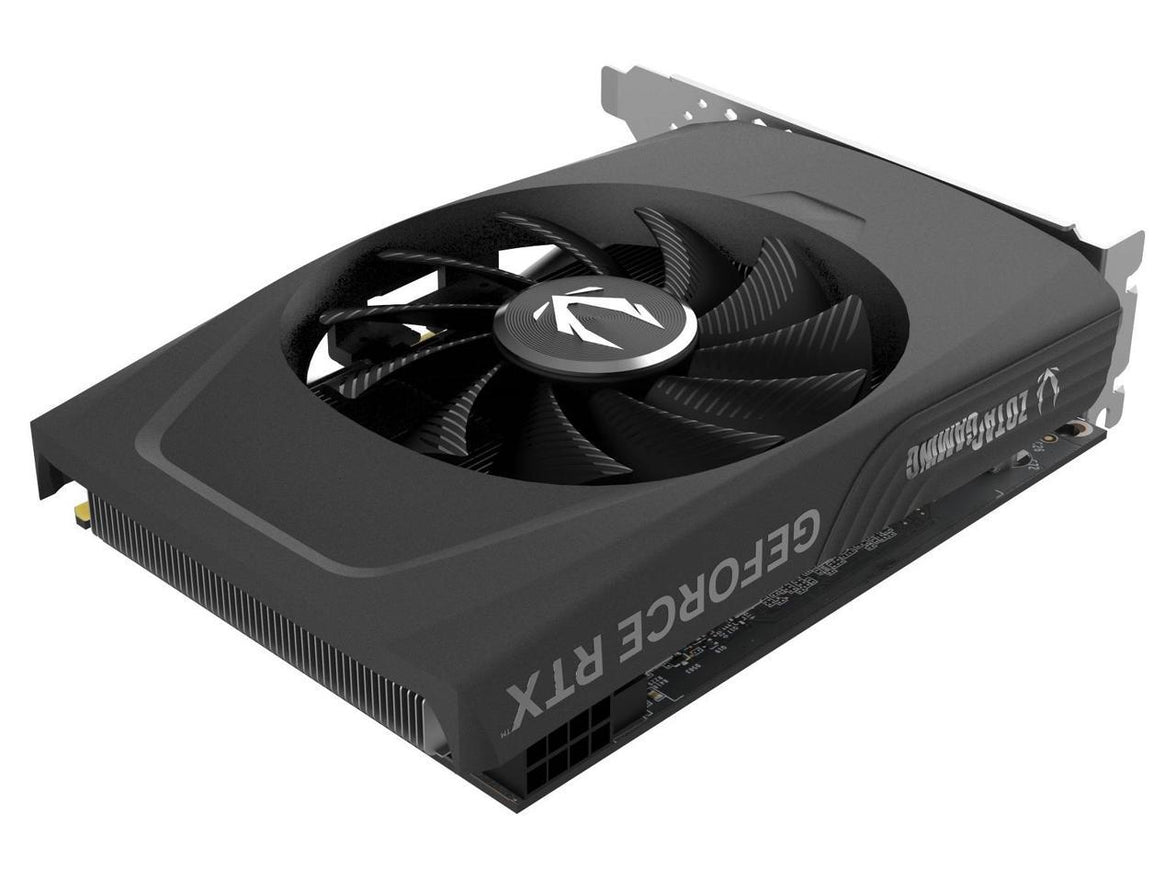ZOTAC GAMING GeForce RTX 4060 8GB Solo DLSS 3 8GB GDDR6 128-bit 17 Gbps PCIE 4.0 Super Compact Gaming Graphics Card, ZT-D40600G-10L
