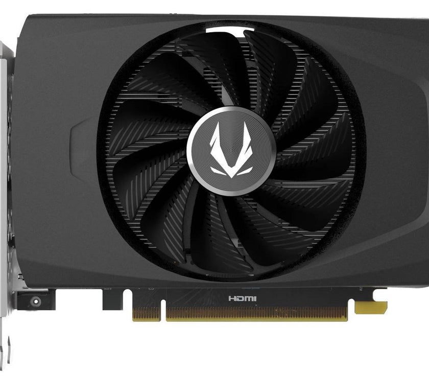 ZOTAC GAMING GeForce RTX 4060 8GB Solo DLSS 3 8GB GDDR6 128-bit 17 Gbps PCIE 4.0 Super Compact Gaming Graphics Card, ZT-D40600G-10L