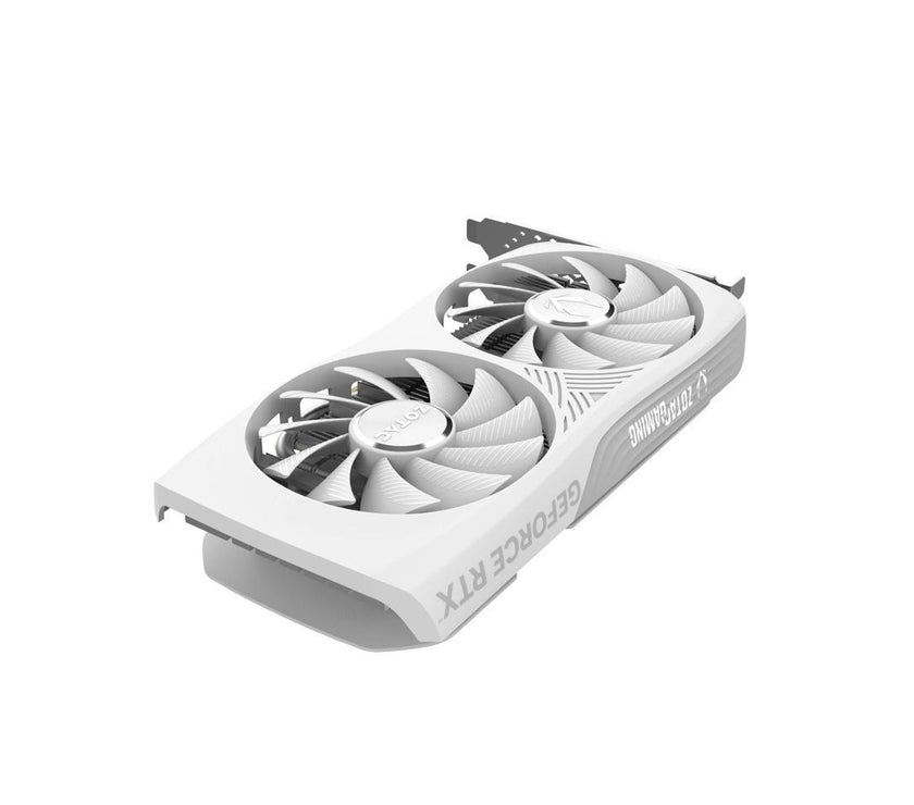 ZOTAC GAMING GeForce RTX 4060 8GB Twin Edge OC White Edition DLSS 3 8GB GDDR6 128-bit 17 Gbps PCIE 4.0 Compact Gaming Graphics Card, ZT-D40600Q-10M