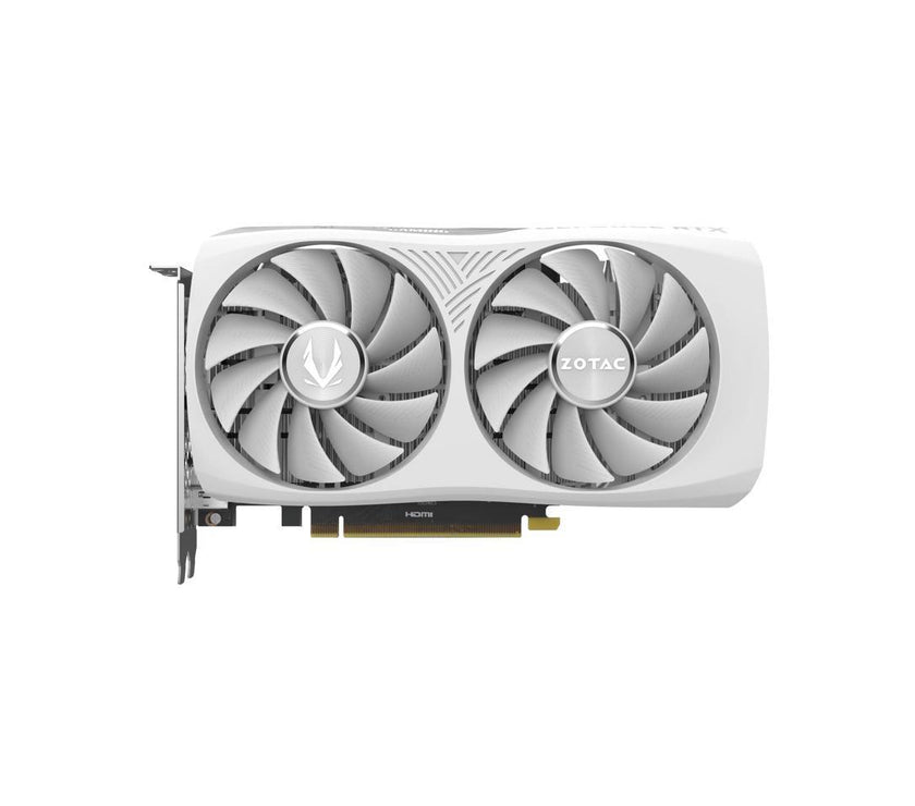 ZOTAC GAMING GeForce RTX 4060 8GB Twin Edge OC White Edition DLSS 3 8GB GDDR6 128-bit 17 Gbps PCIE 4.0 Compact Gaming Graphics Card, ZT-D40600Q-10M