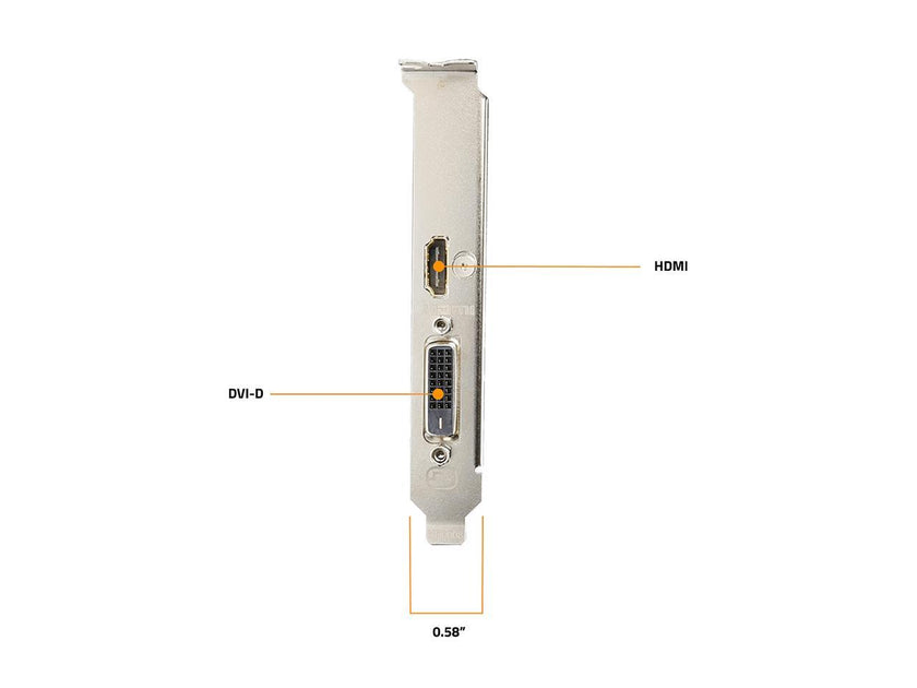 GIGABYTE GeForce GT 1030 Low Profile D4 2G DirectX 12 GV-N1030D4-2GL Video Card