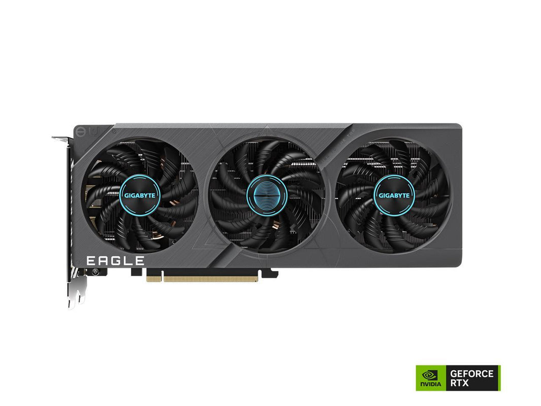 GIGABYTE GeForce RTX 4060 Ti EAGLE 8G Graphics Card, 3x WINDFORCE Fans, 8GB 128-bit GDDR6, GV-N406TEAGLE-8GD Video Card