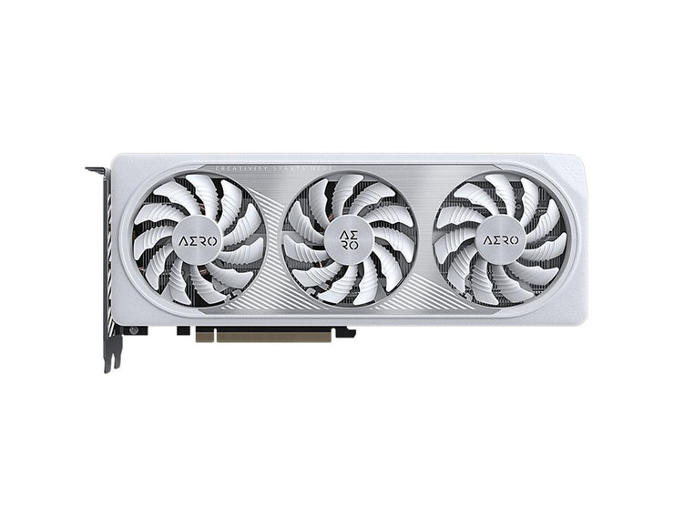 GIGABYTE GeForce RTX 4060 AERO OC 8G Graphics Card, 3x WINDFORCE Fans, 8GB 128-bit GDDR6, GV-N4060AERO OC-8GD Video Card