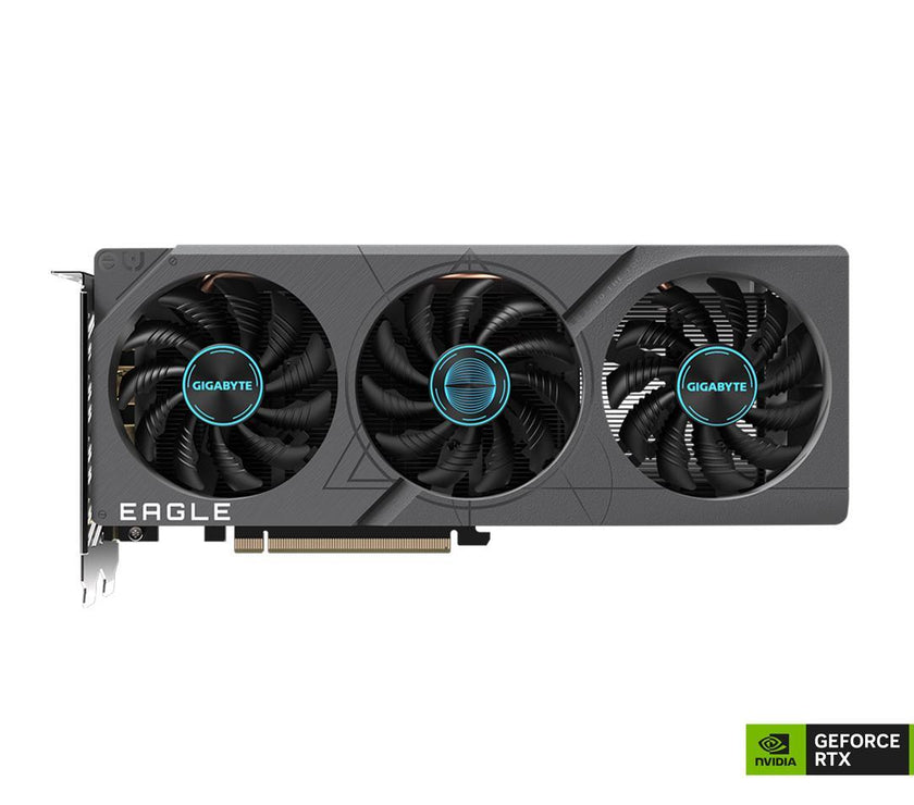 GIGABYTE GeForce RTX 4060 EAGLE OC 8G Graphics Card, 3x WINDFORCE Fans, 8GB 128-bit GDDR6, GV-N4060EAGLE OC-8GD Video Card