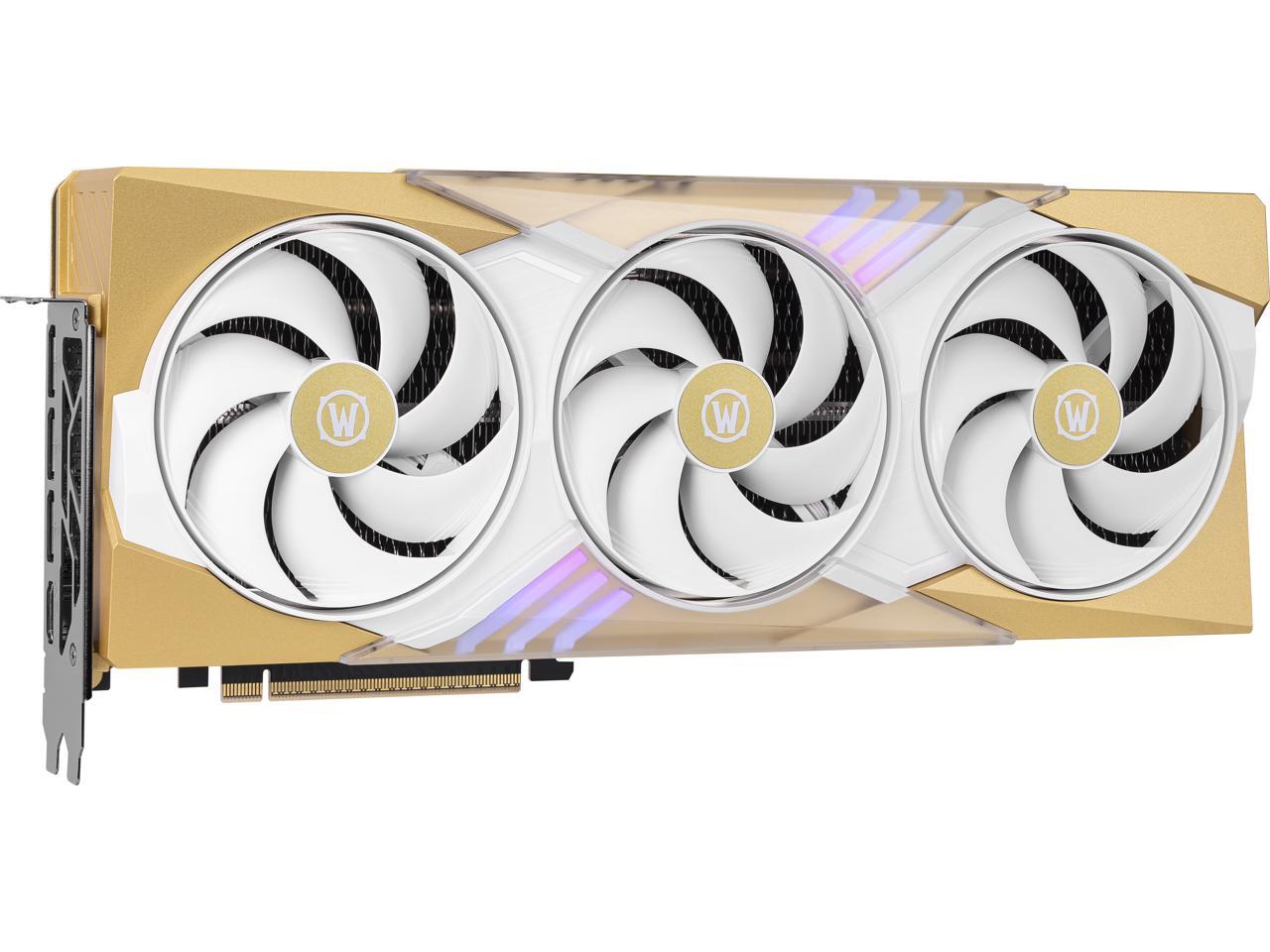 MSI World of Warcraft GeForce RTX 5070 12GB GDDR7 PCI Express 5.0 ATX Graphics RTX 5070 12G World of Warcraft MIDNIGHT LIGHT EDITION OC