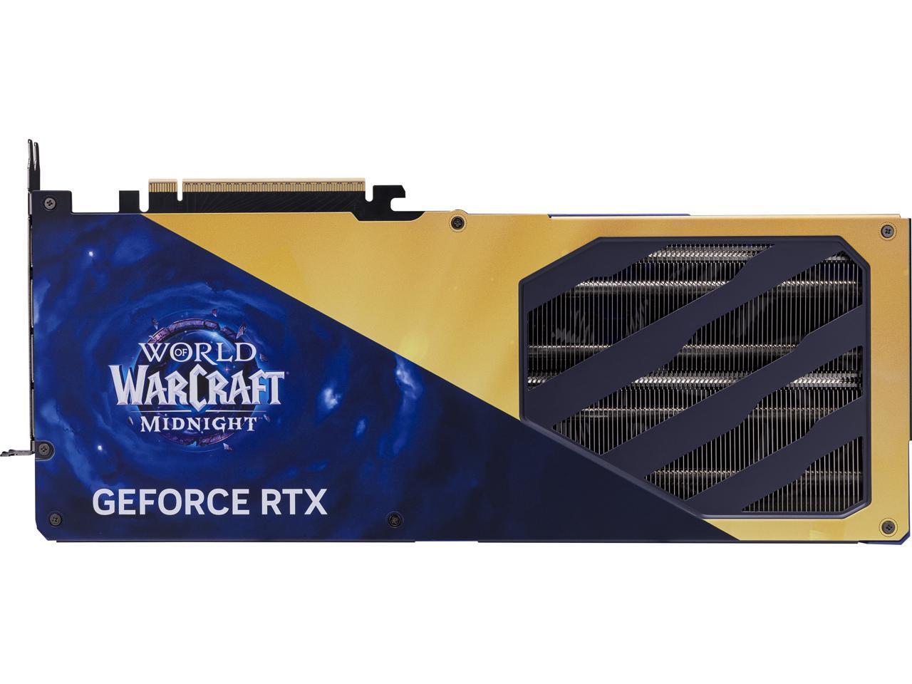 MSI World of Warcraft GeForce RTX 5070 12GB GDDR7 PCI Express 5.0 ATX Graphics RTX 5070 12G World of Warcraft MIDNIGHT VOID EDITION OC