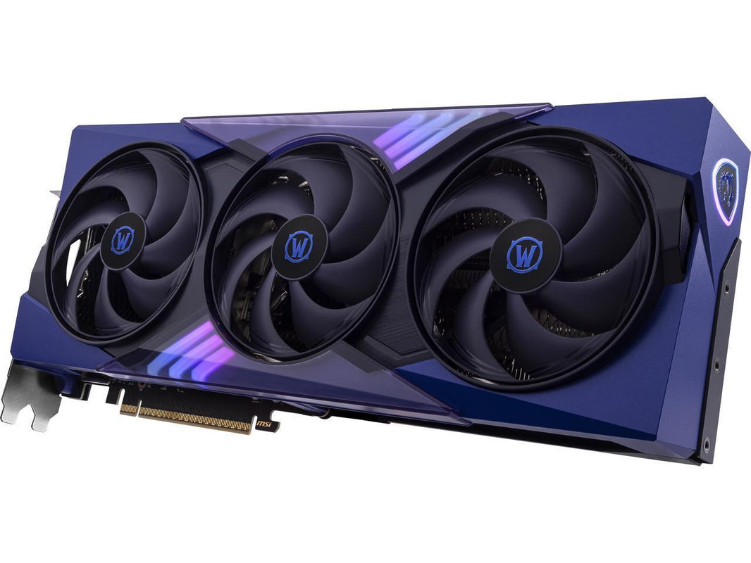 MSI World of Warcraft GeForce RTX 5070 12GB GDDR7 PCI Express 5.0 ATX Graphics RTX 5070 12G World of Warcraft MIDNIGHT VOID EDITION OC