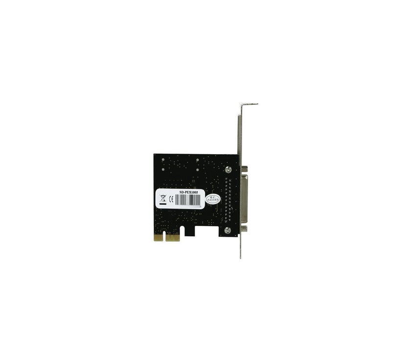 SYBA PCI-Express 1-Port Parallel/Printer Card with Low Profile Bracket - RoHS Model SD-PEX10005