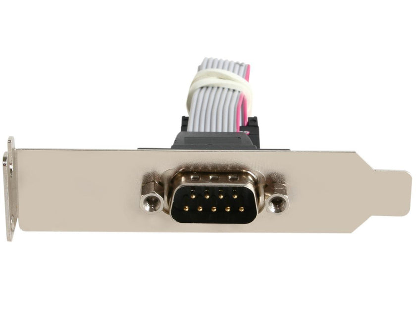 StarTech.com 9-pin Serial to 10-pin Header Slot Plate with Low Profile Bracket Model PLATE9MLP