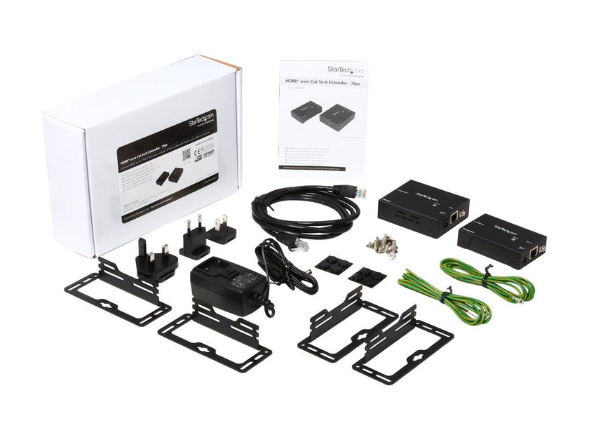 StarTech.com HDMI over CAT5 HDBaseT Extender - Power over Cable - Ultra HD 4K ST121HDBTE