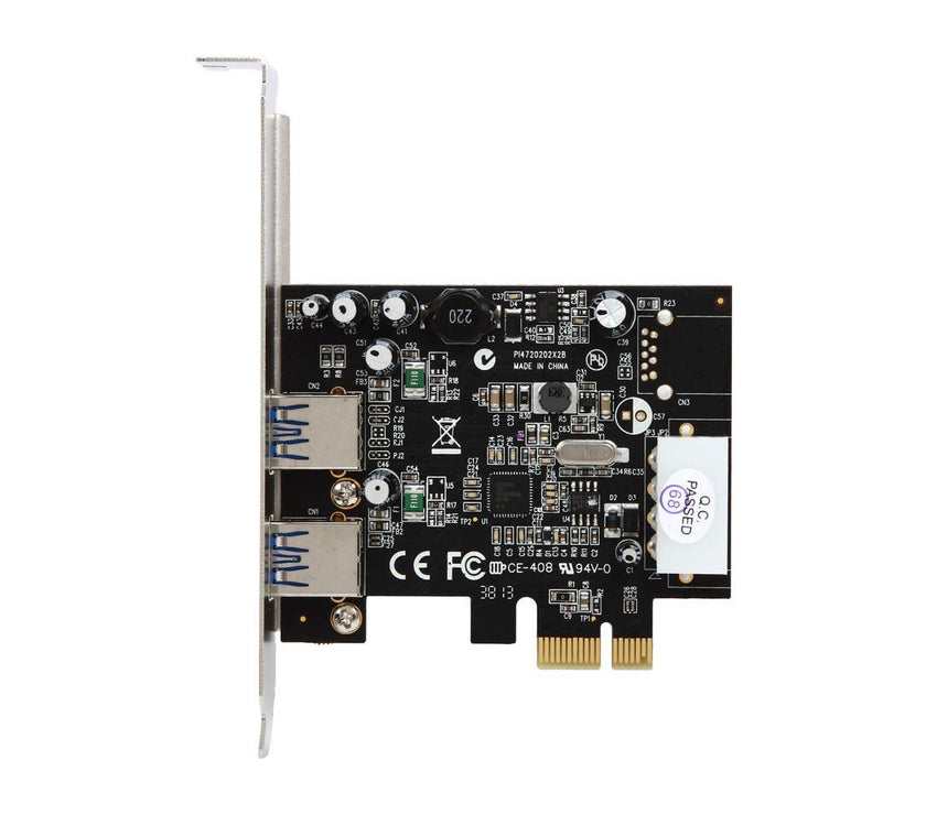 StarTech.com 2 Port PCI Express (PCIe) SuperSpeed USB 3.0 Card Adapter with UASP - LP4 Power Model PEXUSB3S25