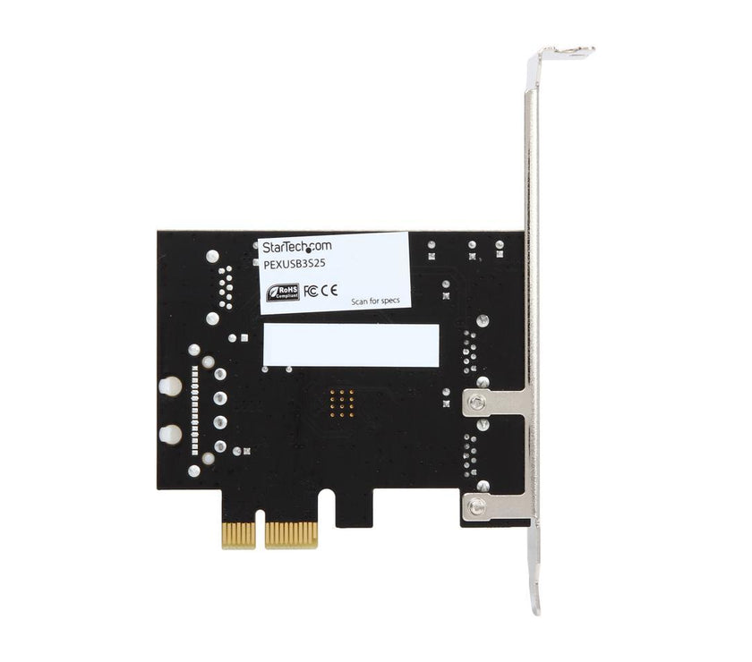 StarTech.com 2 Port PCI Express (PCIe) SuperSpeed USB 3.0 Card Adapter with UASP - LP4 Power Model PEXUSB3S25