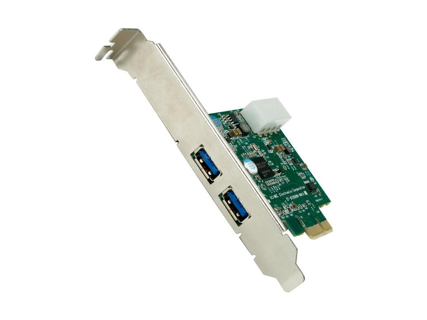 acomdata 2-Port SuperSpeed USB 3.0 PCI-Express Card Model ADPU3-PCIX