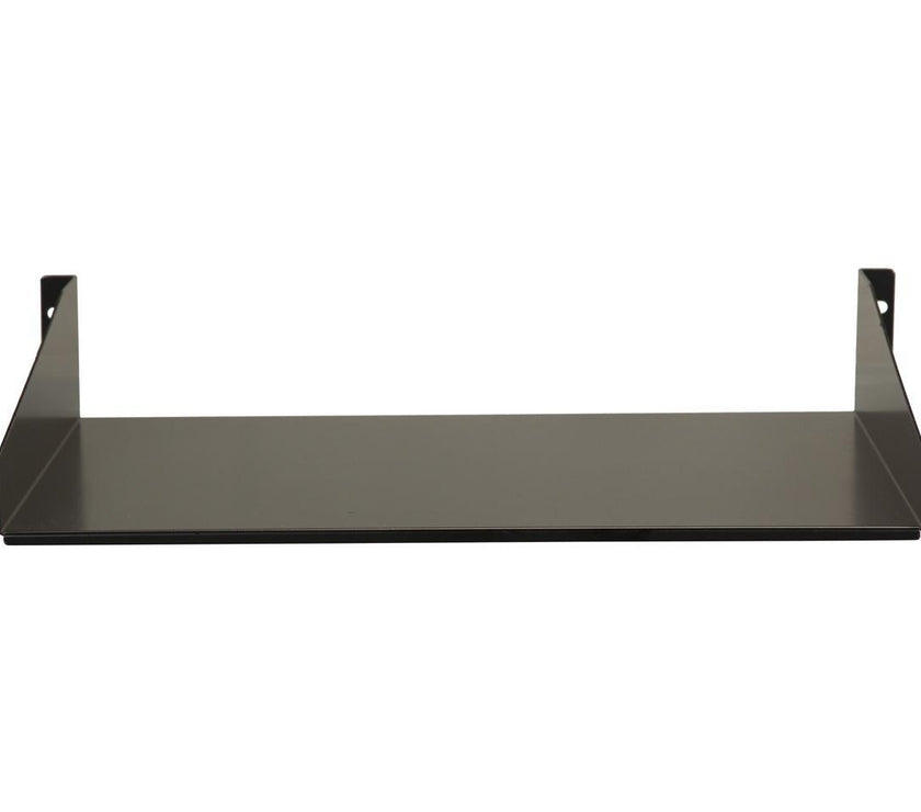 StarTech.com CABSHELF 2U Black Standard Universal Server Rack Cabinet Shelf