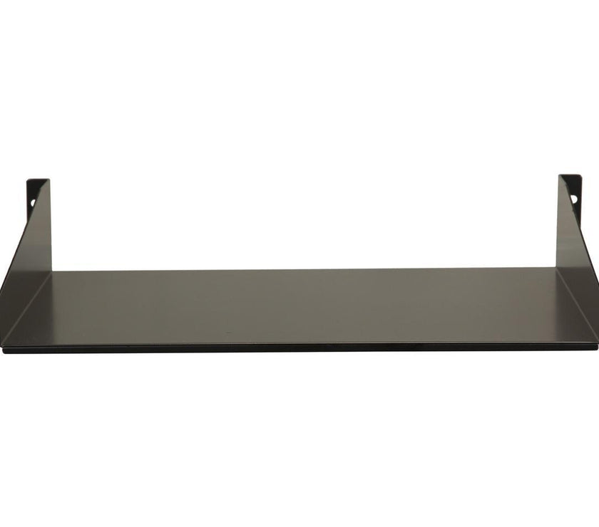 StarTech.com CABSHELF 2U Black Standard Universal Server Rack Cabinet Shelf