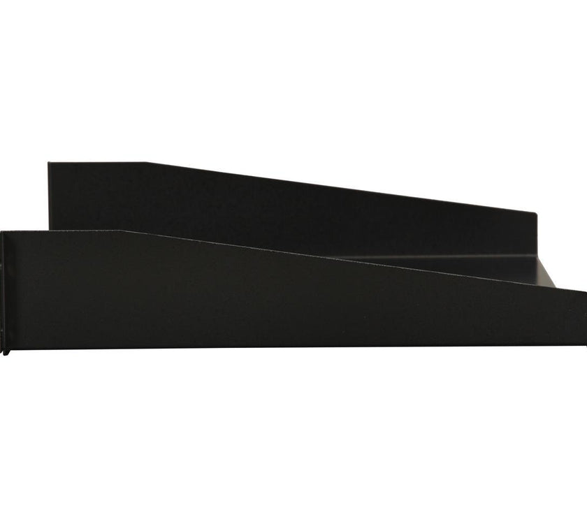 StarTech.com CABSHELF 2U Black Standard Universal Server Rack Cabinet Shelf