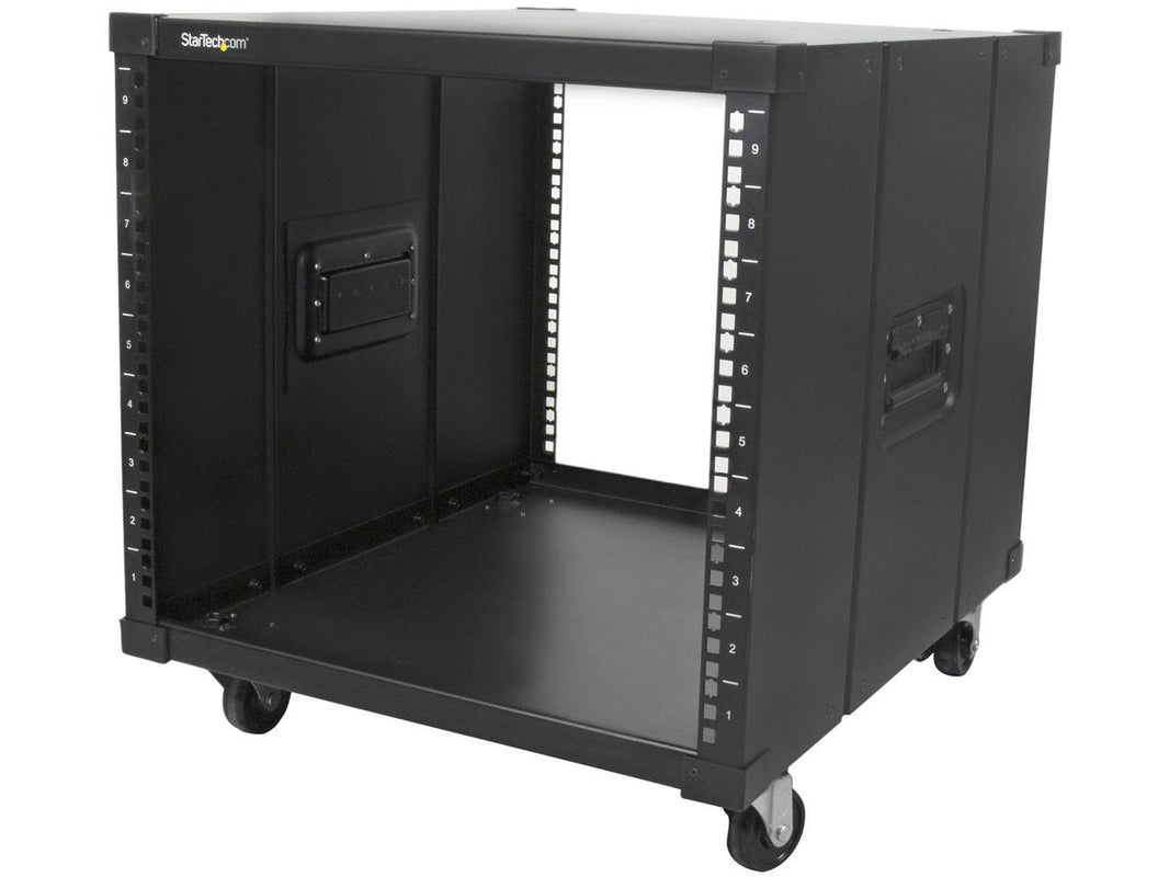 StarTech.com Portable Server Rack with Handles - Rolling Cabinet - 9U