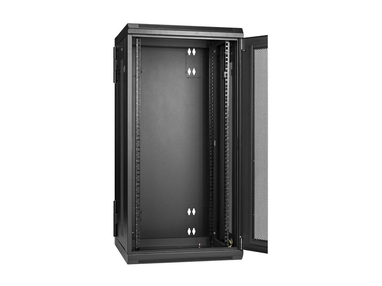 StarTech.com Wall Mount Server Rack Cabinet - 18U Rack - 20" Deep - Hinged Enclosure - Wall Mount Rack - Server Cabinet