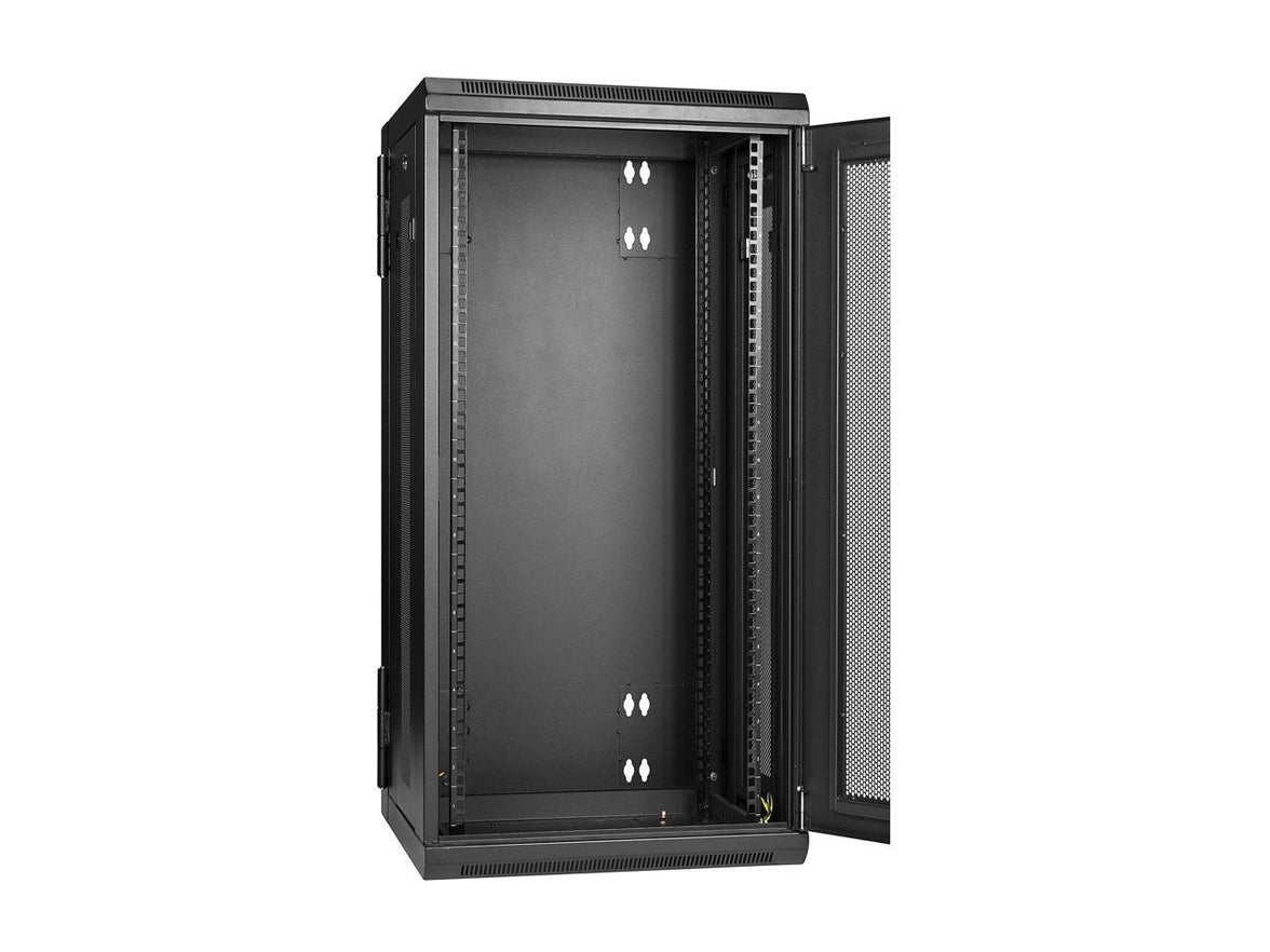 StarTech.com Wall Mount Server Rack Cabinet - 18U Rack - 20" Deep - Hinged Enclosure - Wall Mount Rack - Server Cabinet
