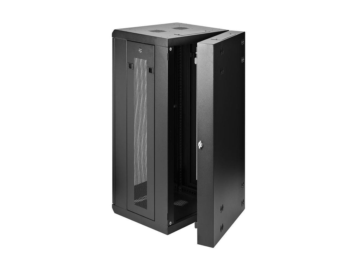 StarTech.com Wall Mount Server Rack Cabinet - 18U Rack - 20" Deep - Hinged Enclosure - Wall Mount Rack - Server Cabinet