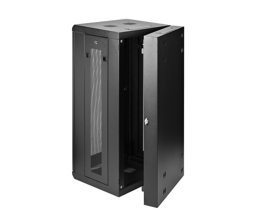 StarTech.com Wall Mount Server Rack Cabinet - 18U Rack - 20" Deep - Hinged Enclosure - Wall Mount Rack - Server Cabinet