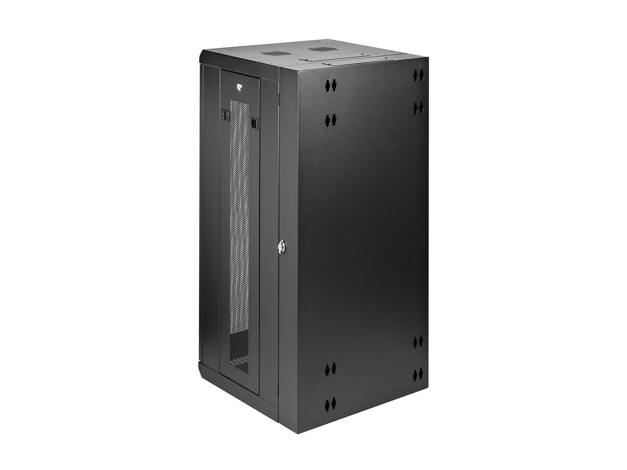 StarTech.com Wall Mount Server Rack Cabinet - 18U Rack - 20" Deep - Hinged Enclosure - Wall Mount Rack - Server Cabinet